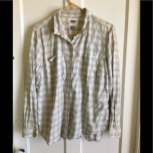 Old Navy LS button up flannel
